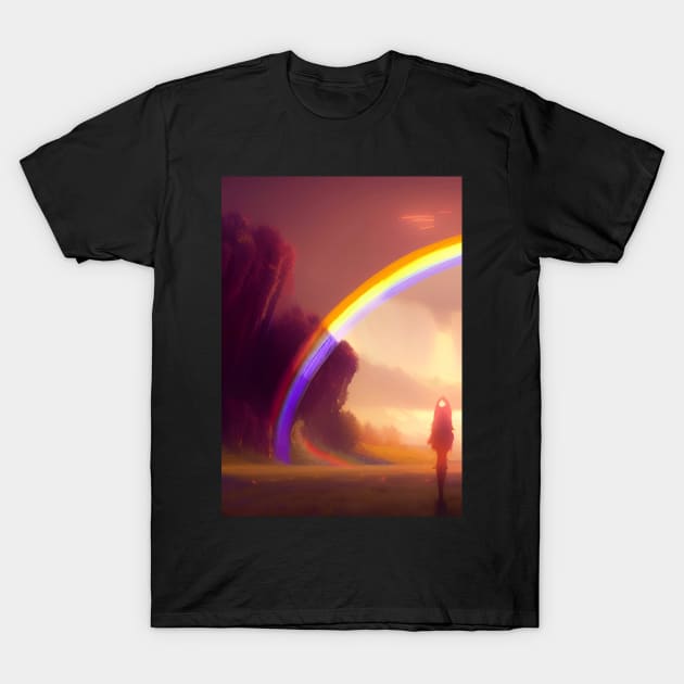 SURREAL RAINBOW T-Shirt by sailorsam1805